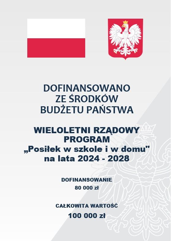 Wieloletni rządowy Program Posiłek w Szkole i w Domu na lata 2024 – 2028, moduł 3