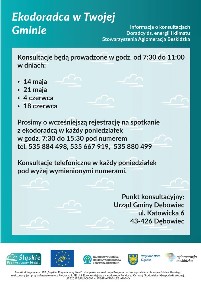 Ekodoradca w Twojej Gminie - dyżury