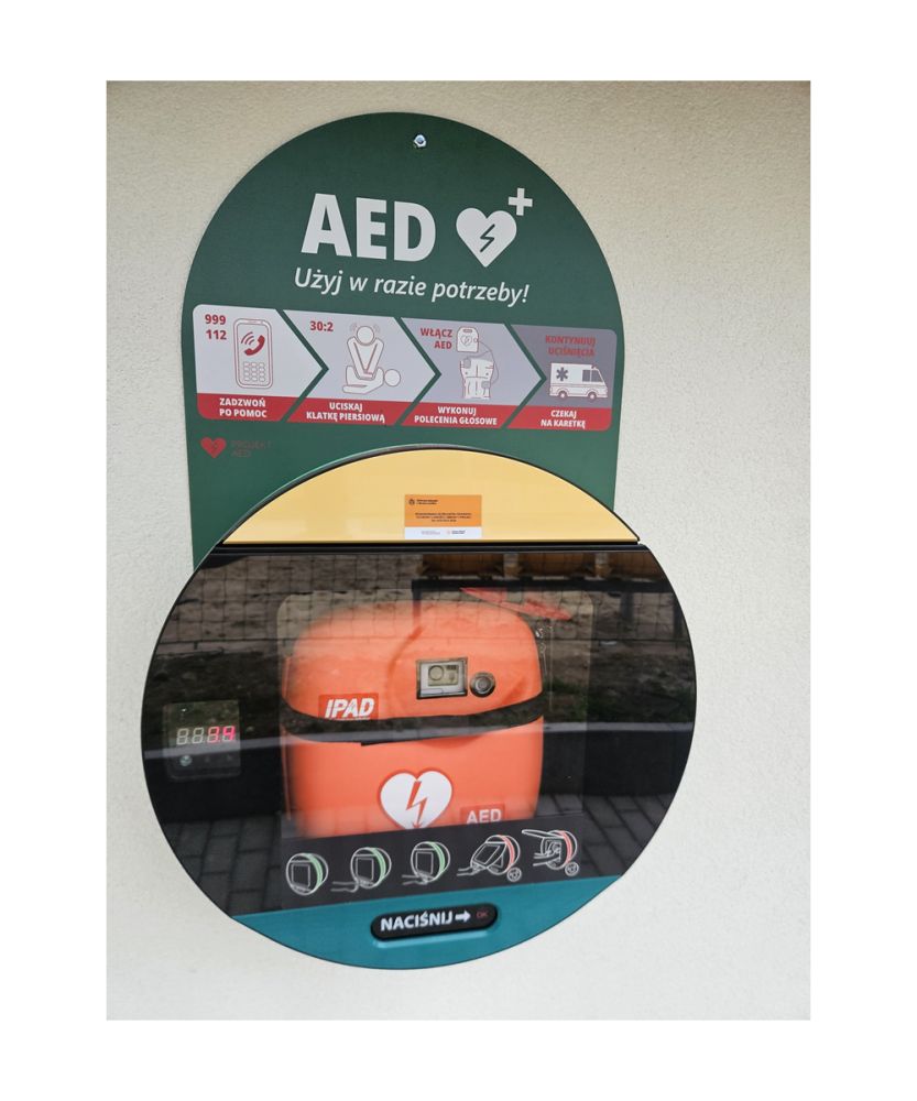 WAŻNA INFORMACJA - kapsuły z automatycznymi defibrylatorami AED